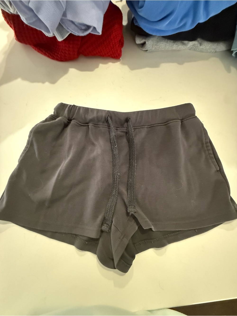 Altar'd State Black Drawstring Athletic Lounge Shorts